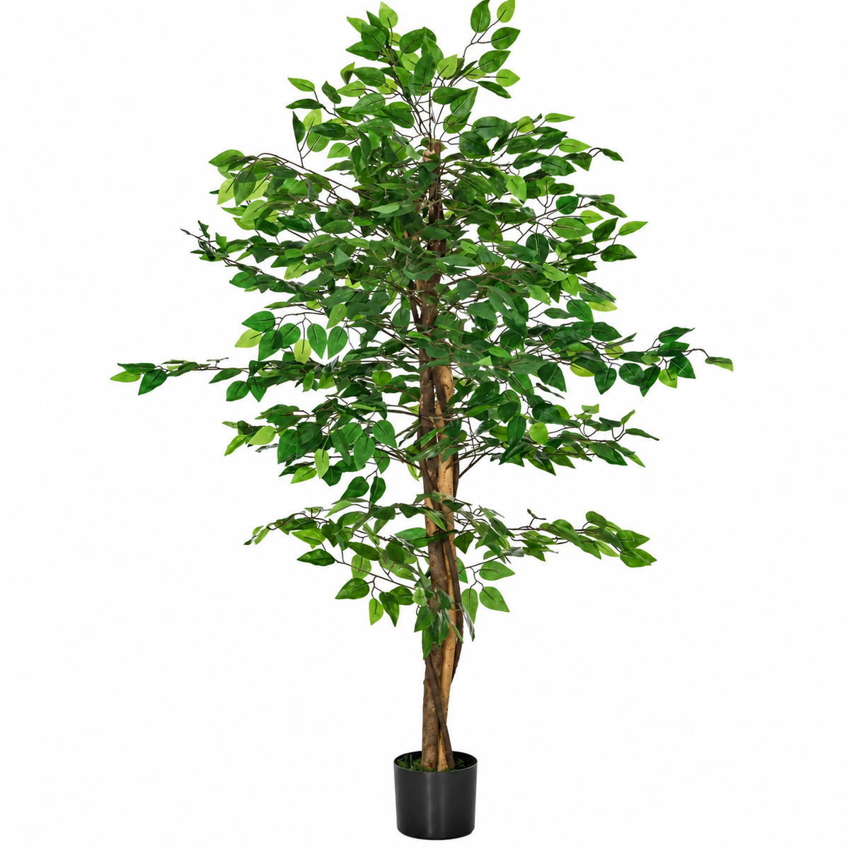 Ficus artificiel 150 cm sur fond blanc