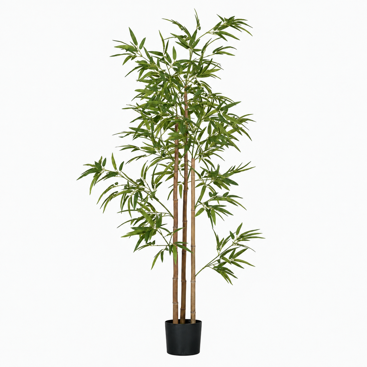 Bambou artificiel 180 cm sur fond blanc